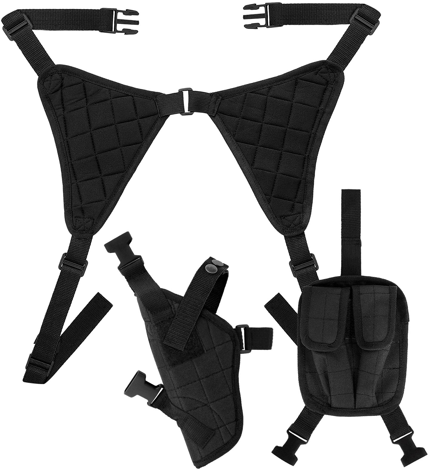 Ceinture de police avec étui de jambe et pistolet